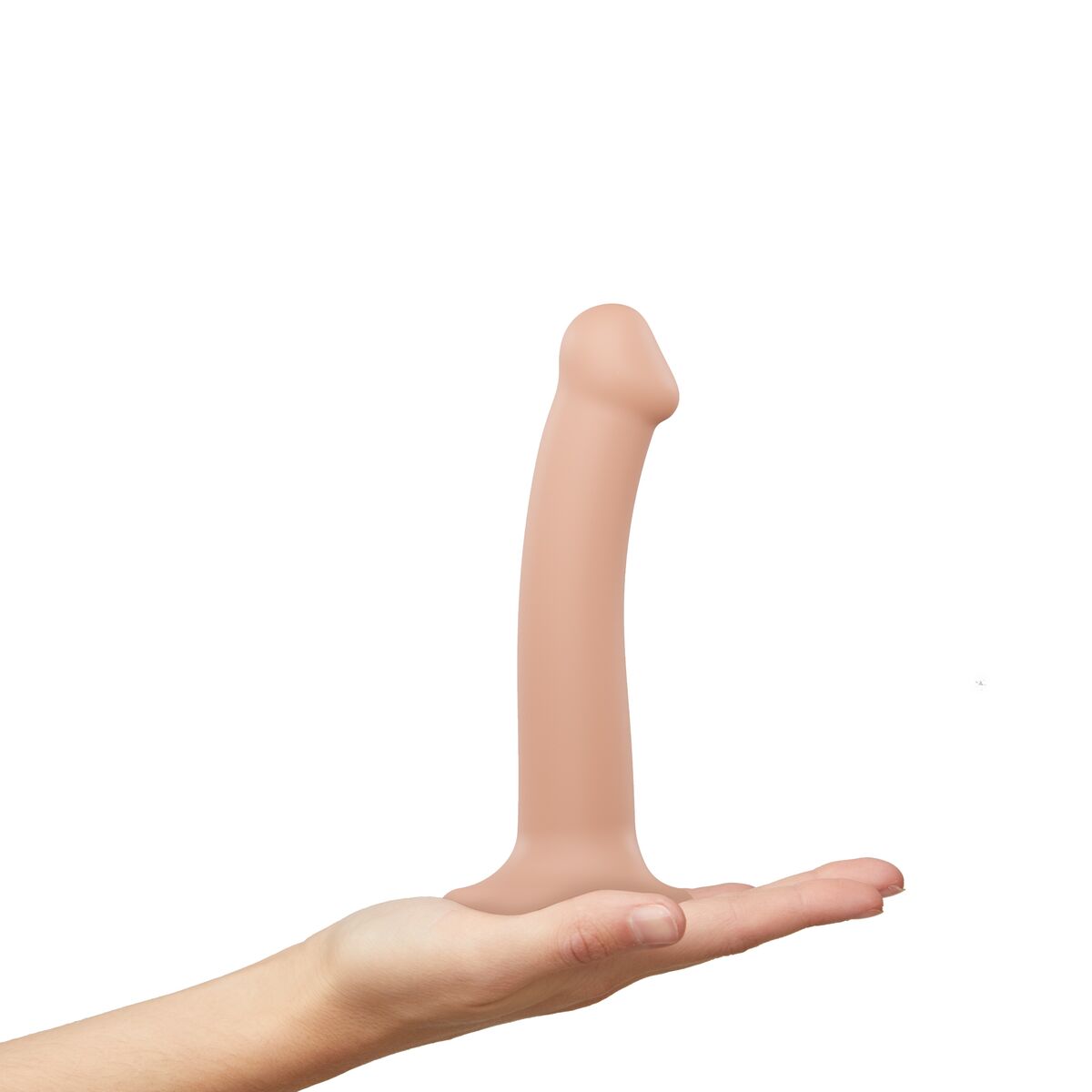 Taivuteltava dual-density strap-on dildo
