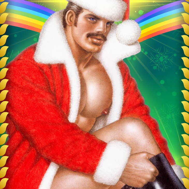 Sexy Santa Tom of Finland kynttilä