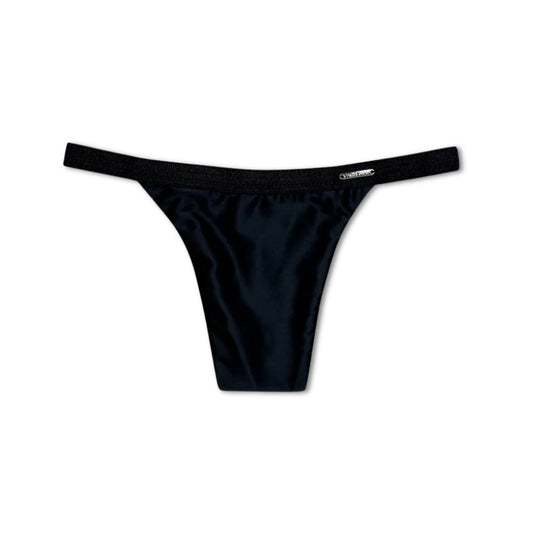 Divine Satin Thong – tucking-stringit – Boldly Black
