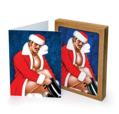 "Sexy Santa" Tom of Finland joulukortti setti 8 kpl