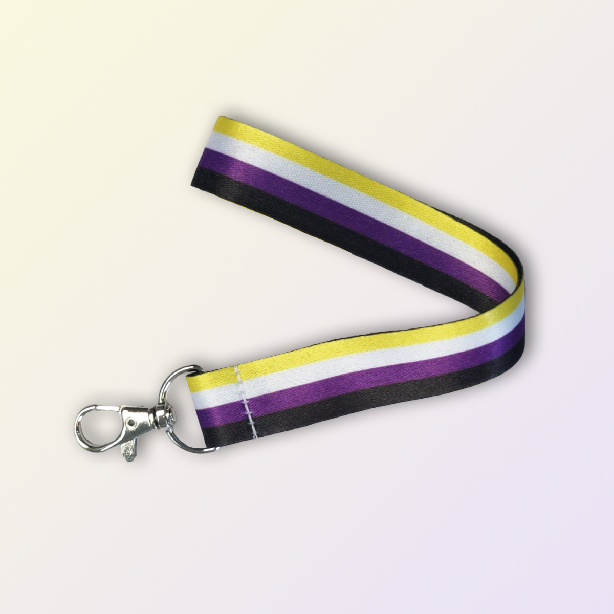 Non-Binary Pride wristlet-avaimenperä