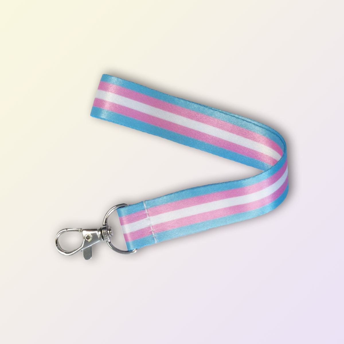 Trans Pride wristlet-avaimenperä